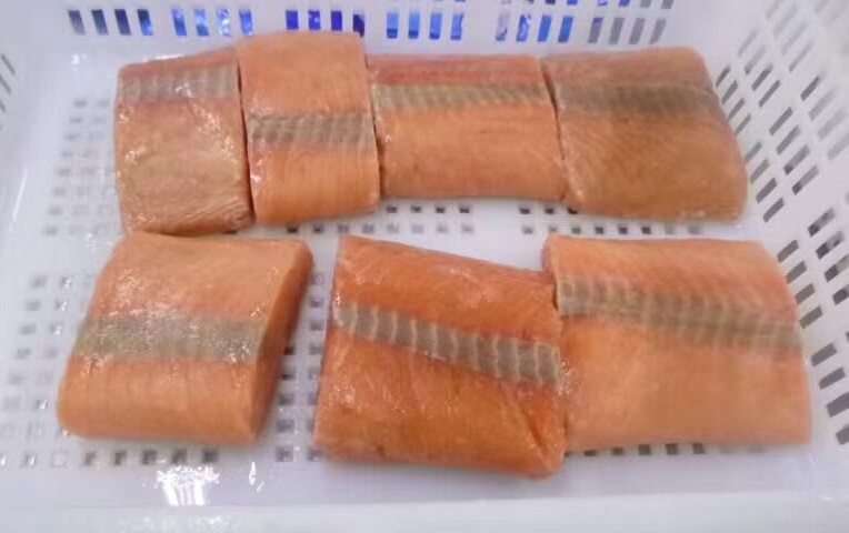 Pink salmon portion Pink salmon portion